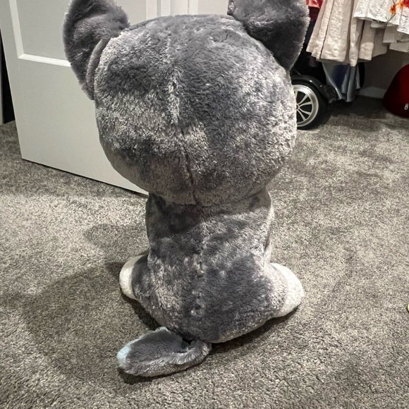 Ty Gray and White Stuffed Animal Husky - Picture 2 of 3